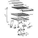 GE TBX18SAXXRWW compartment separator parts diagram