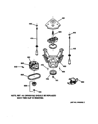 Suspension, pump & drive components