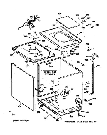 Cabinet, cover & front panel