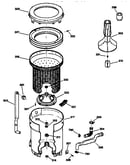 Tub, basket & agitator