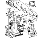 GE TPG21PRXFWW freezer section diagram