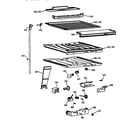 Hotpoint CTX18CAZCLAA compartment separator parts diagram