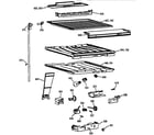 Hotpoint CTX18EAZCRAA compartment separator parts diagram