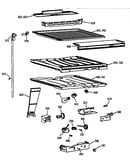 Compartment separator parts