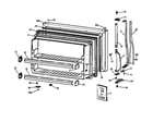 Hotpoint CTX18GAZCRWW freezer door diagram