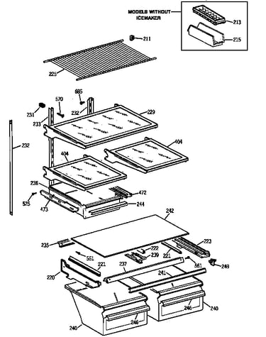 Shelf parts