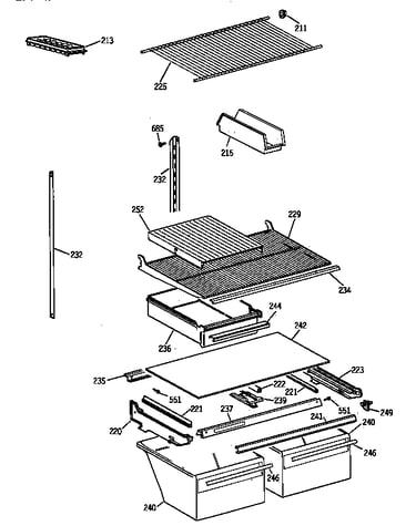 Shelf parts