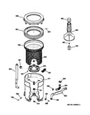 Tub, basket & agitator