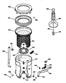 Tub, basket & agitator