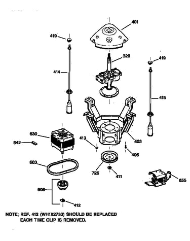 Suspension, pump & drive components