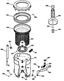 Tub, basket & agitator