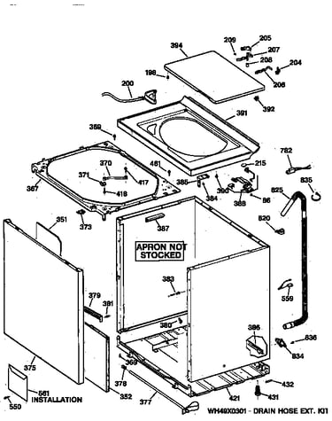 Cabinet, cover & front panel