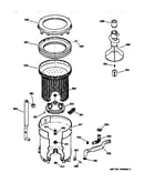 Tub, basket & agitator