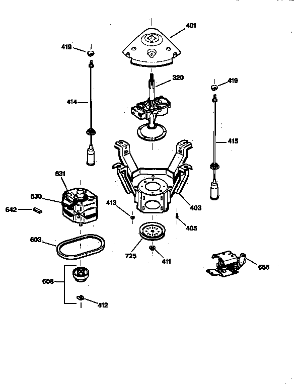 SUSPENSION, PUMP & DRIVE COMPONENTS