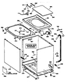 Cabinet, cover & front panel