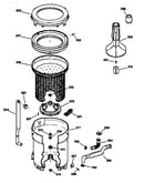 Tub, basket & agitator