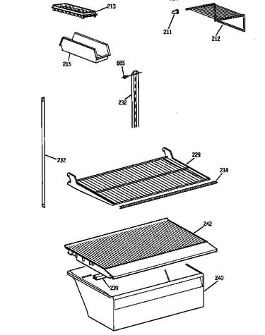 Shelf parts