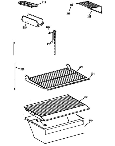 Shelf parts