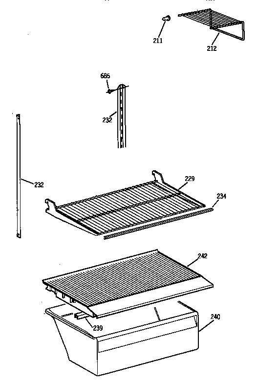 Shelf parts
