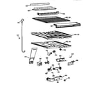 Hotpoint CTX18CIZKRWW compartment separator parts diagram