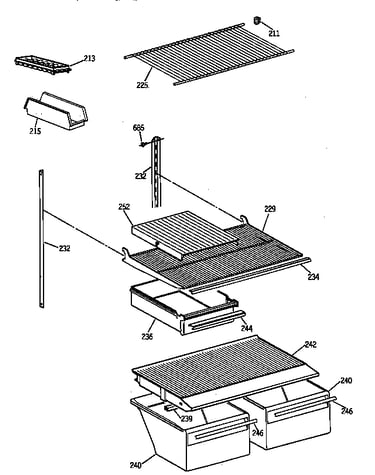Shelf parts
