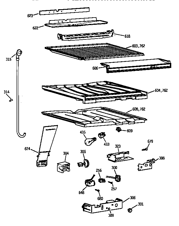 COMPARTMENT SEPARATOR PARTS