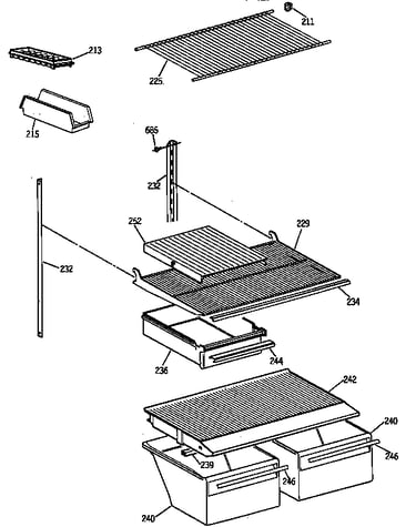 Shelf parts