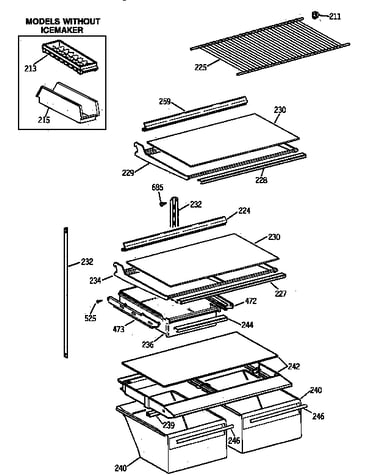 Shelf parts