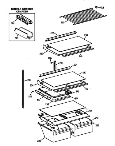 Shelf parts
