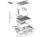 Hotpoint CTX21BAXSRAD shelf parts diagram