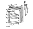 Hotpoint CTX21GAXSRAA fresh food door diagram