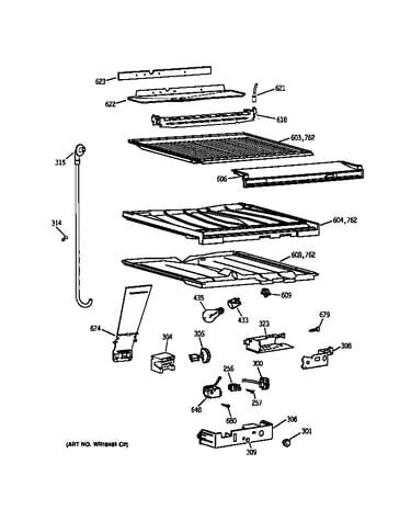 Compartment separator parts