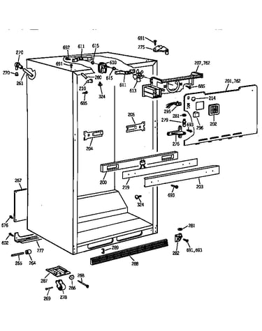 Cabinet parts