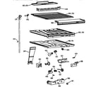GE MTX18BAXNRWH compartment separator parts diagram
