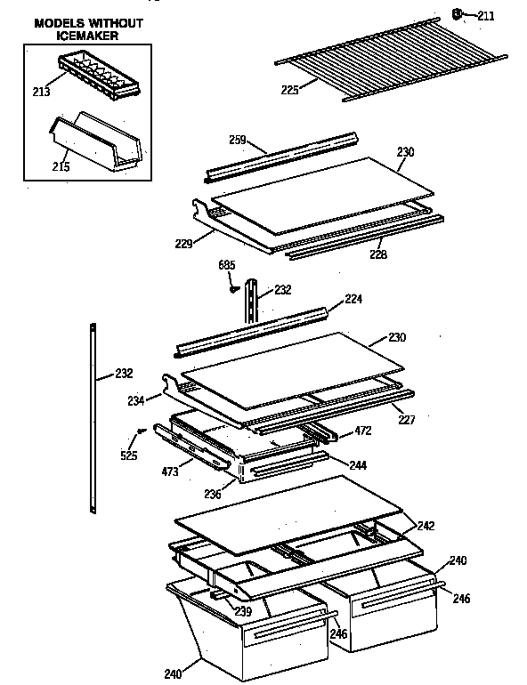 Shelf parts