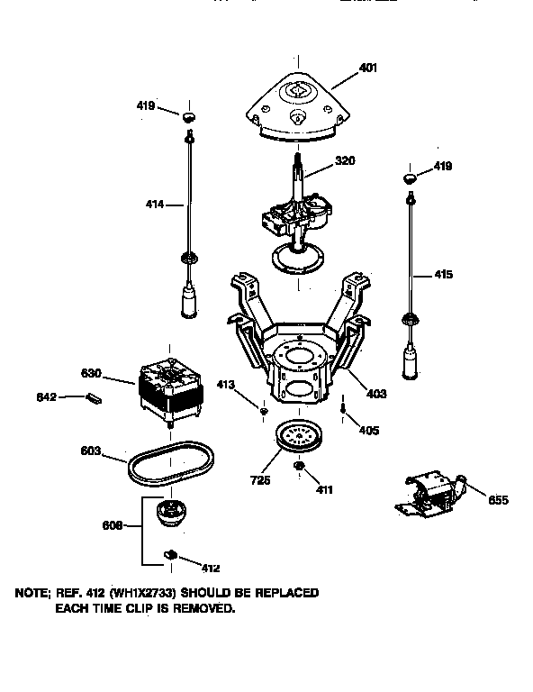 Suspension, pump & drive components