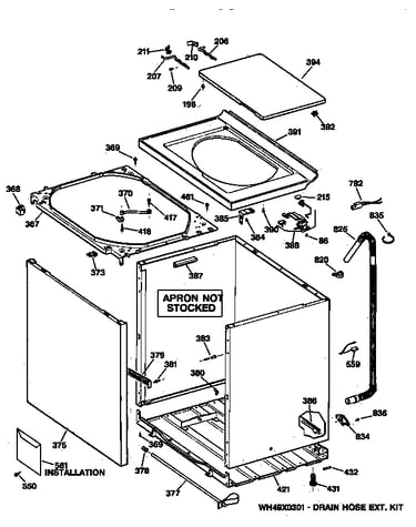 Cabinet, cover & front panel