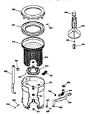 Tub, basket & agitator