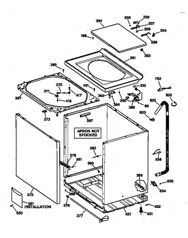 Cabinet, cover & front panel
