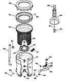 Tub, basket & agitator