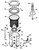 Tub, basket & agitator