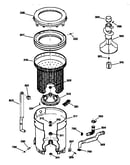 Tub, basket & agitator