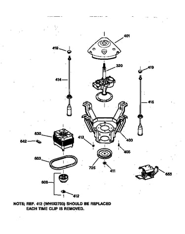 Suspension, pump & drive components