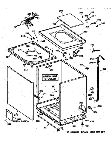 Cabinet, cover & front panel