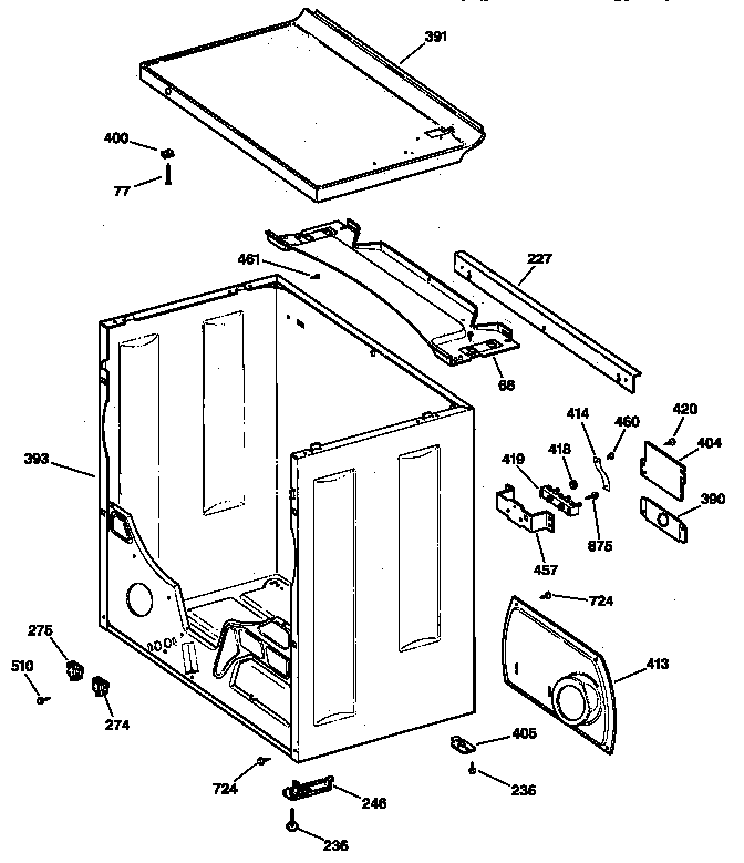 CABINET & TOP