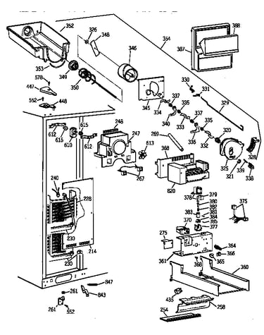 Freezer section