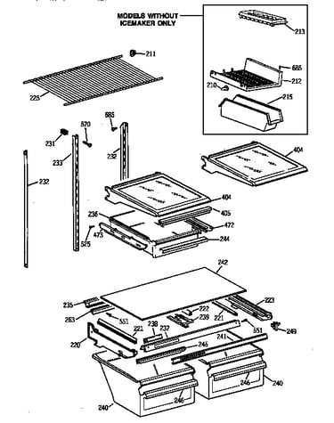 Shelf parts