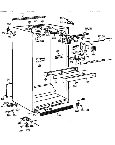 Cabinet parts