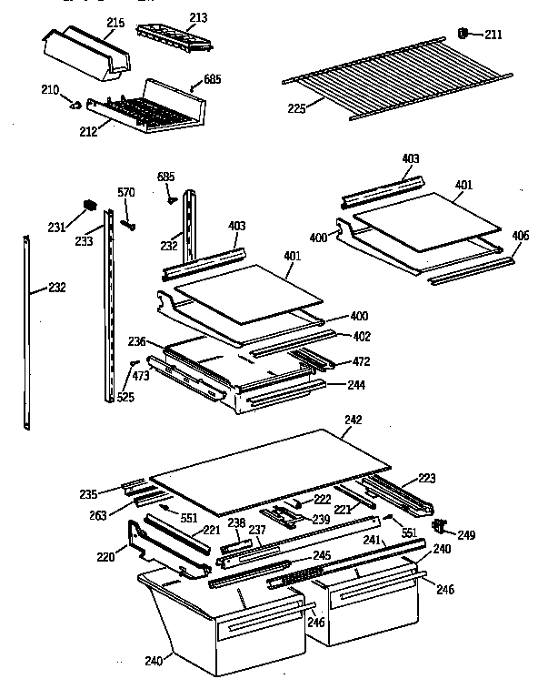 SHELF PARTS