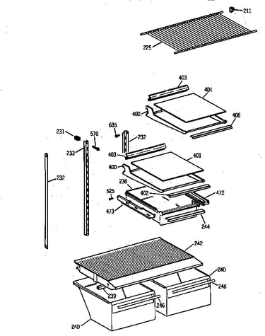 Shelf parts